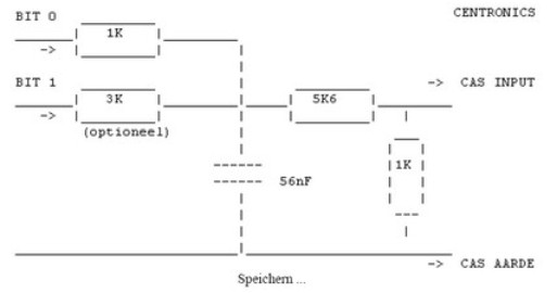 Speichern und Laden von BasiCode-Programmen am Druckeranschluß des CP/M-Computers