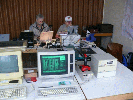 Klaus und Thomas beim Schachturnier